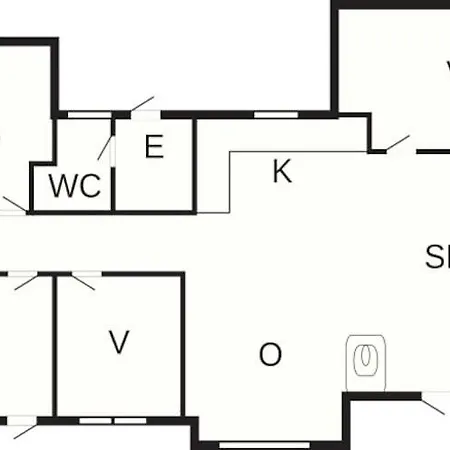 Three-bedroom In 4 Feriehus *